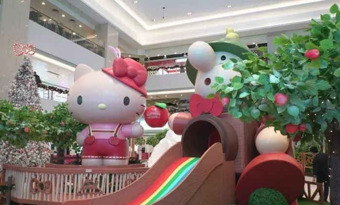 Hello Kitty攜手Müllerchen萌爆登場，刷新圣誕美陳新體驗(yàn)
