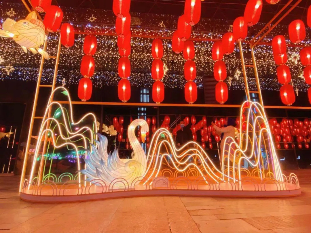 「魚你同樂幸福年」新春燈會活動(dòng)策劃還原中國山水畫的禪意與現(xiàn)代