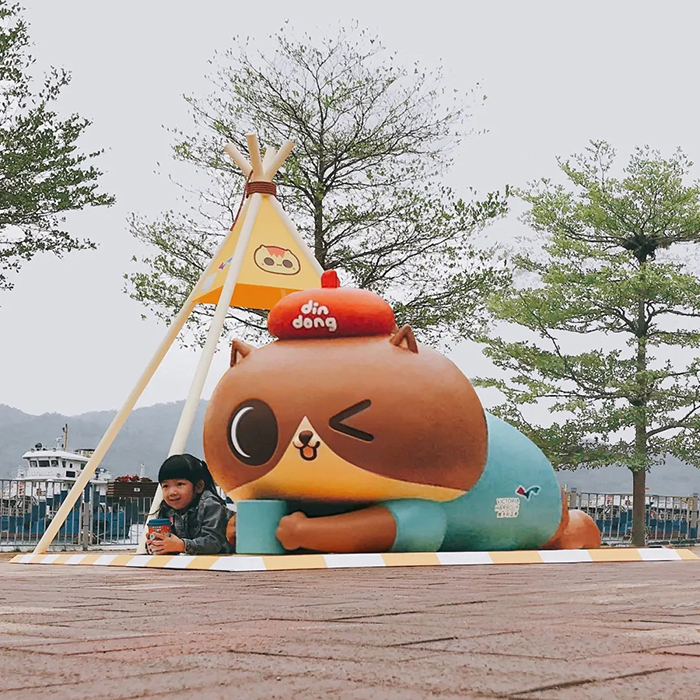 海濱公園長廊「維港癲當開心村」展示活動策劃的「癲當」太好玩了